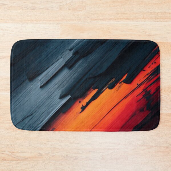 Item preview, Abstract Fire and Charcoal Grunge Paint Strokes Texture designed and sold by LYAN-STORE.