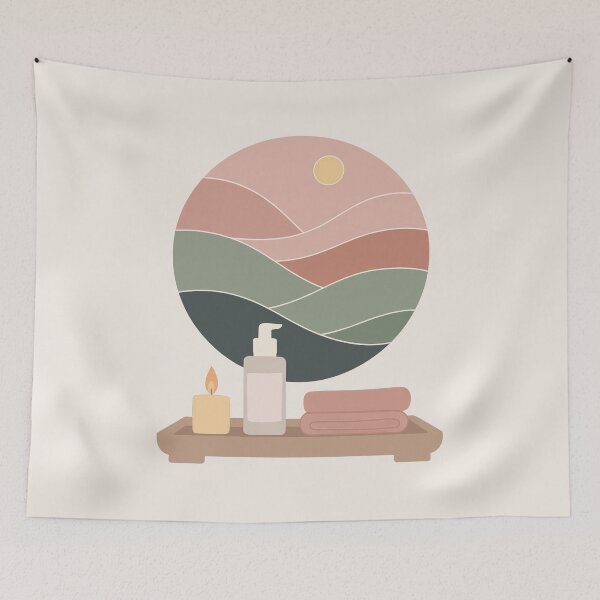 Item preview, Evening Skincare Sanctuary Wall Art designed and sold by TrendMorphic.