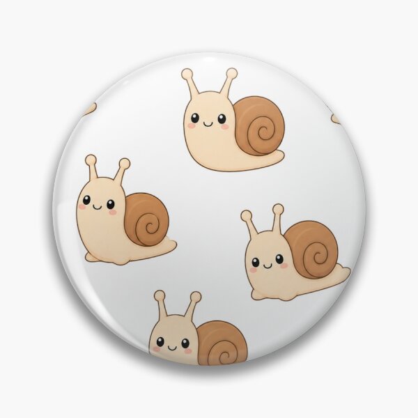 Item preview, Cute Snail Pattern – Kawaii Snail Repeat Design designed and sold by Seculinator.