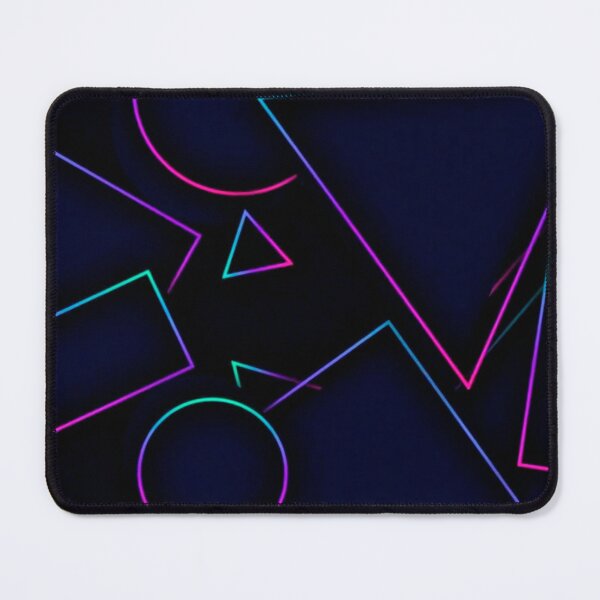 Item preview, Neon Cyberpunk Geometric Shapes Synthwave Seamless Pattern designed and sold by LYAN-STORE.