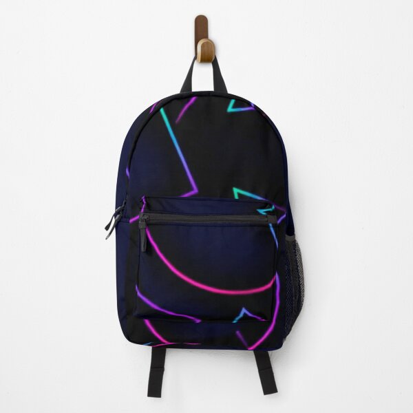 Item preview, Neon Cyberpunk Geometric Shapes Synthwave Seamless Pattern designed and sold by LYAN-STORE.