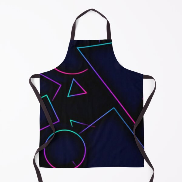 Item preview, Neon Cyberpunk Geometric Shapes Synthwave Seamless Pattern designed and sold by LYAN-STORE.