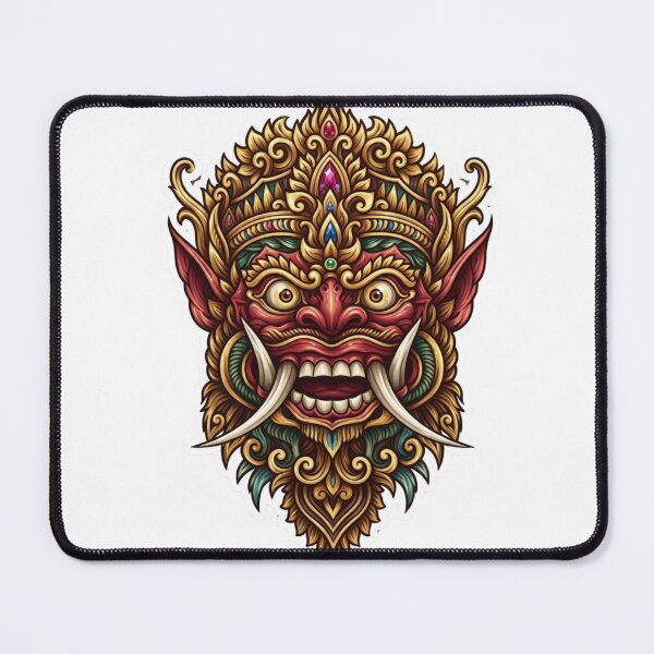 Item preview, Royal Rangda Mask – Sacred Queen of Balinese Legends designed and sold by Curative Art.