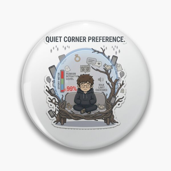 Item preview, Quiet Corner Preference designed and sold by IntrovertEngineer11.