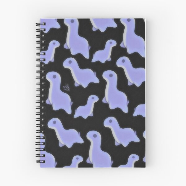 Item preview, Cute Kawaii Purple Dinosaur Loch Ness Monster Seamless Pattern designed and sold by LYAN-STORE.
