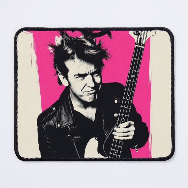 Item preview, “Bassline Breakfast Riot: The Leather‑Jacket Lich Drops a Waffle Solo”   designed and sold by Print Fiction.