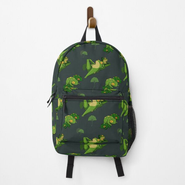 Item preview, Cute Chill Frogs and Ginkgo Leaves Seamless Pattern designed and sold by LYAN-STORE.