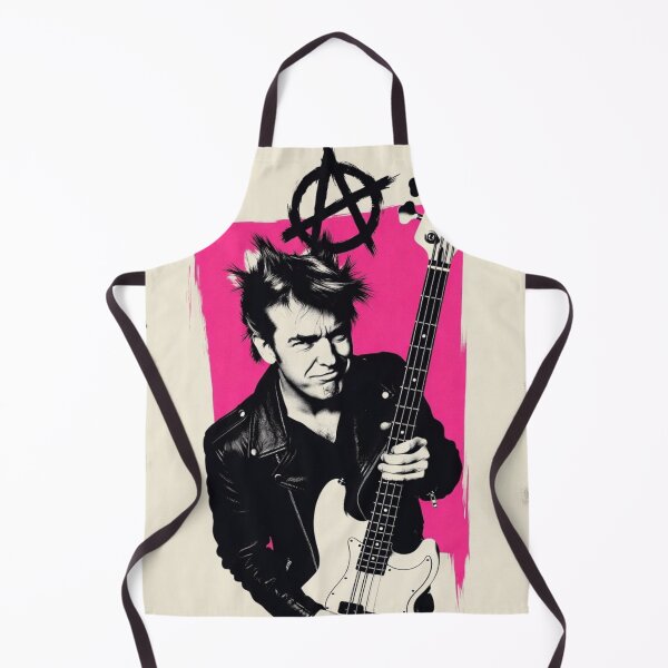Item preview, “Bassline Breakfast Riot: The Leather‑Jacket Lich Drops a Waffle Solo”   designed and sold by Print Fiction.