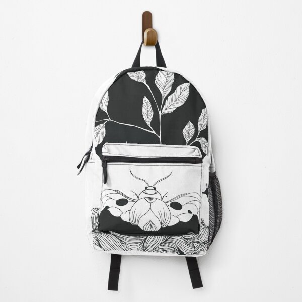 Item preview, The moon and the beetle with leaves, lines and stars designed and sold by ArtedeSer.