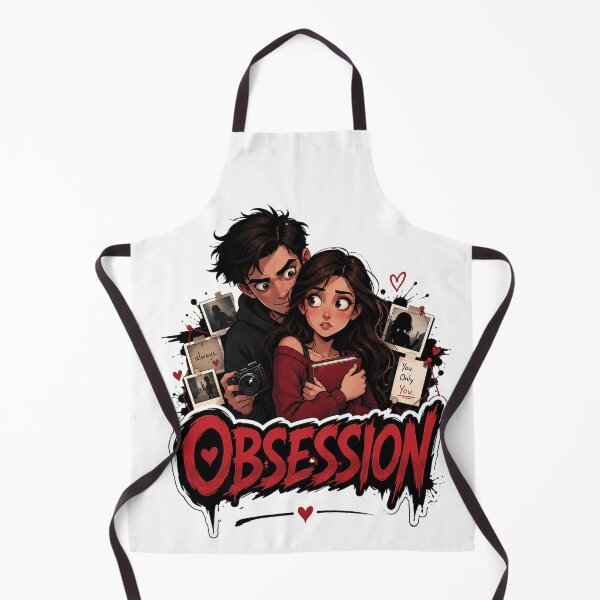 Item preview, Obsession Cartoon Style Movie Poster Design | Dark Love Aesthetic Illustration PNG designed and sold by Graphic Therapist.