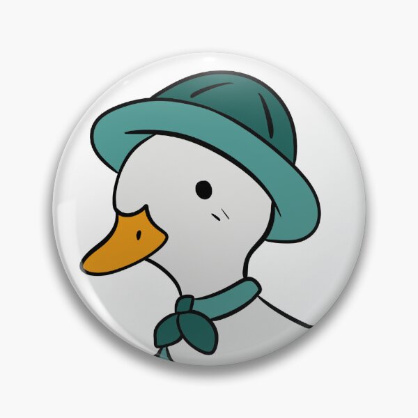 Item preview, Cute Kawaii Goose Traveler with Tiny Bag Sticker designed and sold by LYAN-STORE.