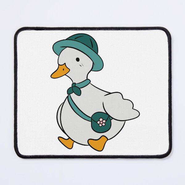 Item preview, Cute Kawaii Goose Traveler with Tiny Bag Sticker designed and sold by LYAN-STORE.