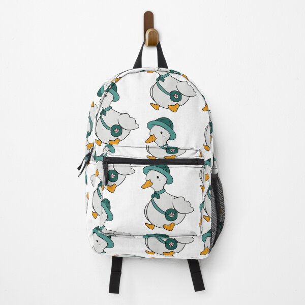 Item preview, Cute Kawaii Goose Traveler with Tiny Bag Sticker designed and sold by LYAN-STORE.