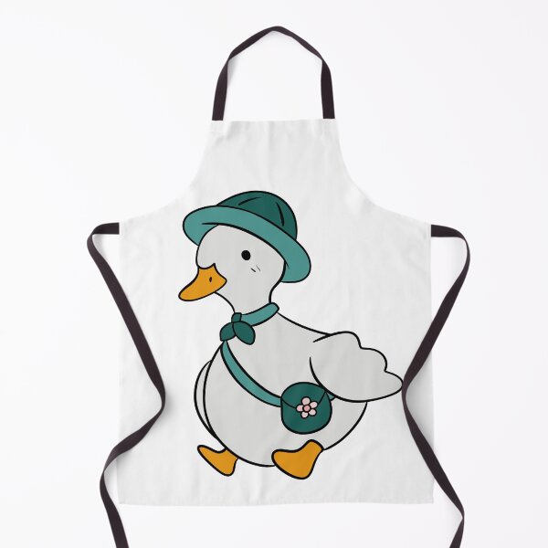 Item preview, Cute Kawaii Goose Traveler with Tiny Bag Sticker designed and sold by LYAN-STORE.