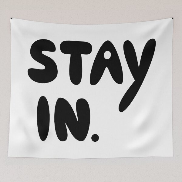 Item preview, Stay In Funny Homebody Quote designed and sold by Mooi Studio.