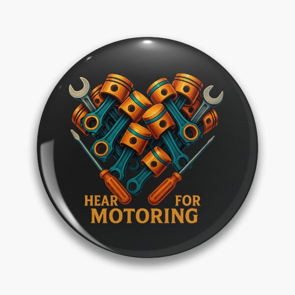 Artikelvorschau, Piston Heart – Liebe zum Motorsport entworfen und verkauft von Les-Ink-Studio.