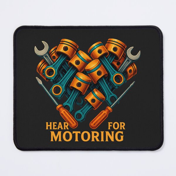 Item preview, Piston Heart – Love for Motoring designed and sold by Les-Ink-Studio.