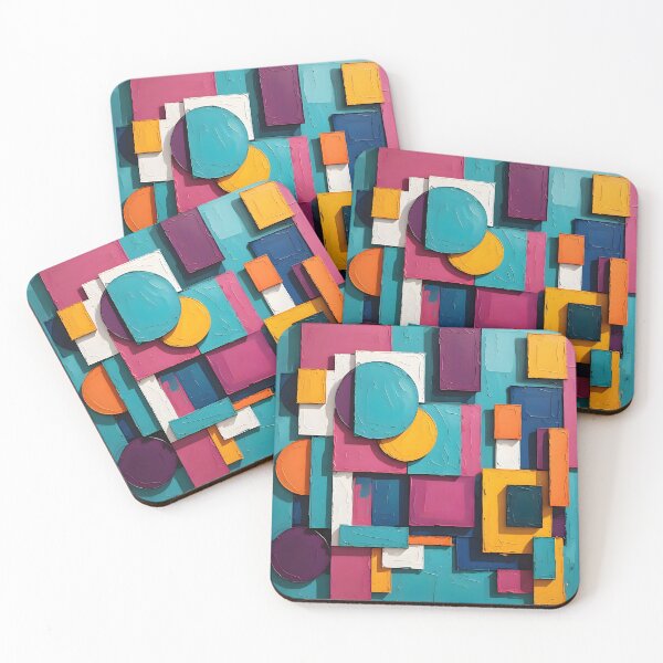 Item preview, Geometric, Colorful Modern Art  designed and sold by Pim-Crystal.