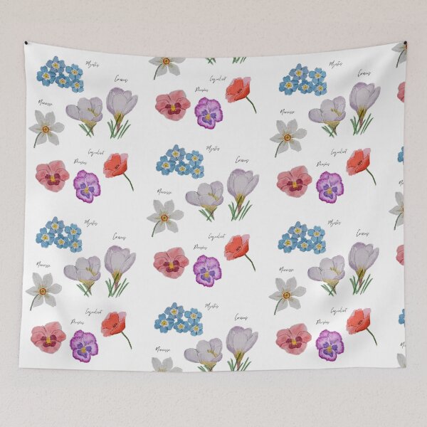 Item preview, Spring Flowers 2 designed and sold by Les illustrations d'Adėle L..