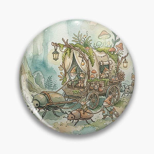 Item preview, Beetle Caravan Through the Mosswood designed and sold by GrabaHuk.