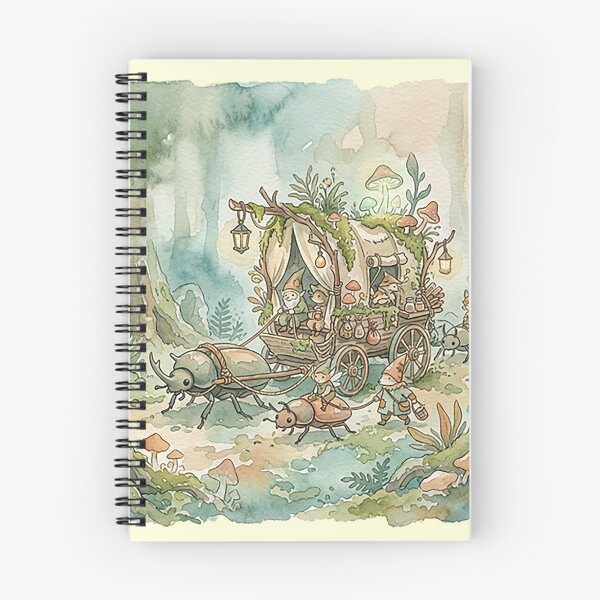 Item preview, Beetle Caravan Through the Mosswood designed and sold by GrabaHuk.