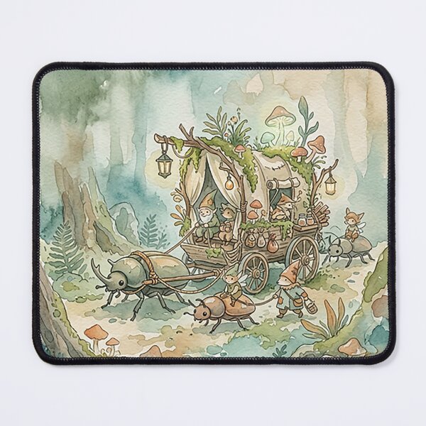 Item preview, Beetle Caravan Through the Mosswood designed and sold by GrabaHuk.
