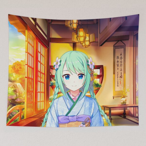 Item preview, Chika Princess Connect Tatami Kimono Warm Evening designed and sold by riadjamai.