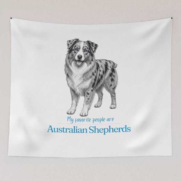 Item preview, My Favorite People Are Australian Shepherds | Aussie Mom Dad Gift | Australian Shepherd Christmas Gift | Birthday Gift | Shirt Mug Sticker designed and sold by The Frog.