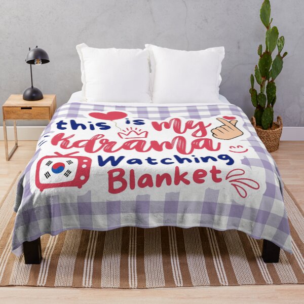 Item preview, This is my Kdrama watching blanket designed and sold by Kdramarewind.
