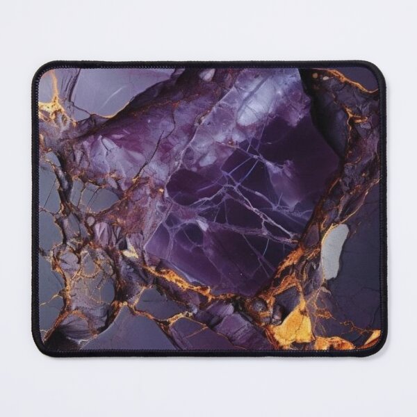 Item preview, Luxury Purple Amethyst Texture with Kintsugi Gold Veins Abstract Geode designed and sold by LYAN-STORE.
