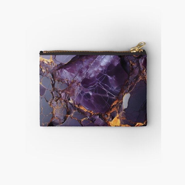 Item preview, Luxury Purple Amethyst Texture with Kintsugi Gold Veins Abstract Geode designed and sold by LYAN-STORE.