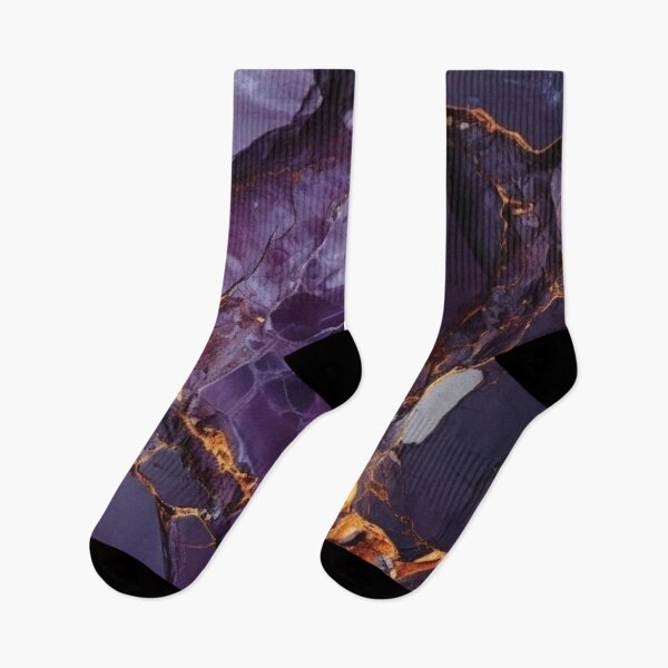 Item preview, Luxury Purple Amethyst Texture with Kintsugi Gold Veins Abstract Geode designed and sold by LYAN-STORE.