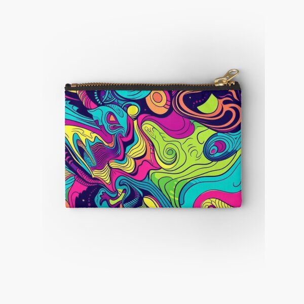 Item preview, Retro 70s Psychedelic Neon Swirl Trippy Abstract Pattern designed and sold by LYAN-STORE.