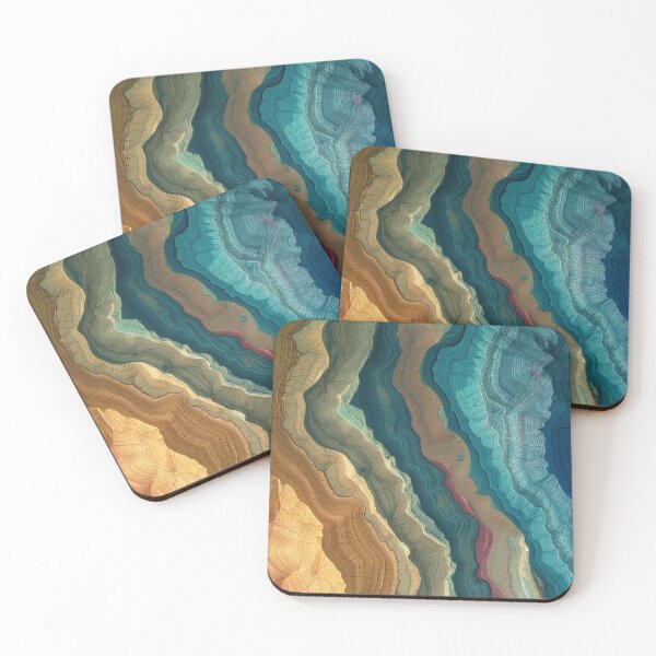 Item preview, Colorful Agate Crystal Texture Abstract Geode Marble Pattern designed and sold by LYAN-STORE.