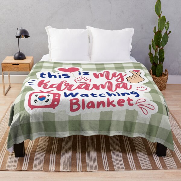 Item preview, This is my Kdrama watching blanket designed and sold by Kdramarewind.