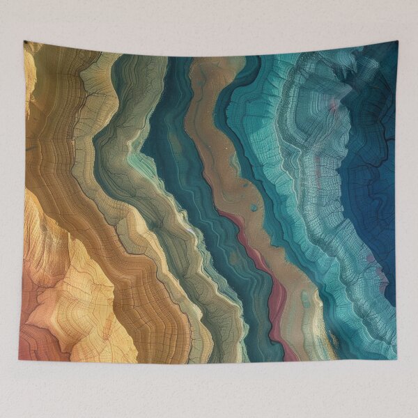 Item preview, Colorful Agate Crystal Texture Abstract Geode Marble Pattern designed and sold by LYAN-STORE.
