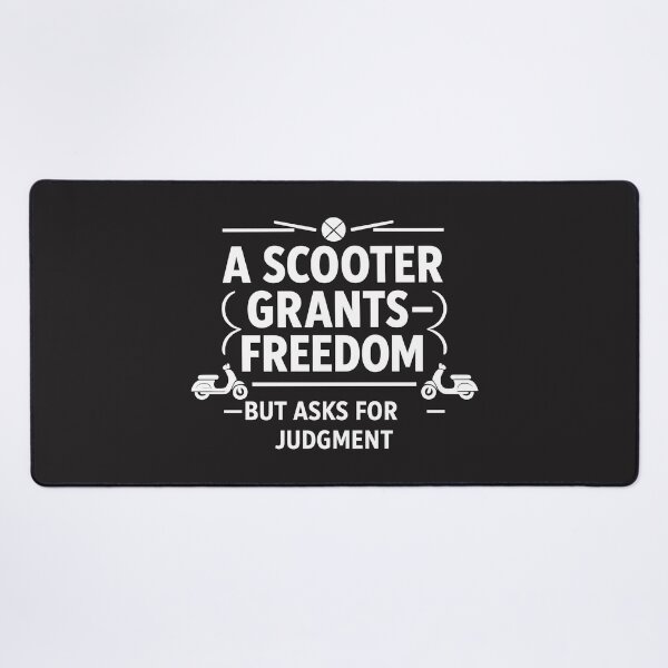 Item preview,  „A SCOOTER GRANTS FREEDOM”  designed and sold by Les-Ink-Studio.