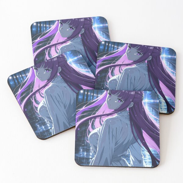 Item preview, Fern Frieren Beyond Journey End Rainy Forest Moonlit Gaze designed and sold by riadjamai.