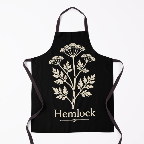 Item preview, Hemlock Minimal Botanical Shirt Dark Academia Gothic Plant Aesthetic Design designed and sold by nbg2012.