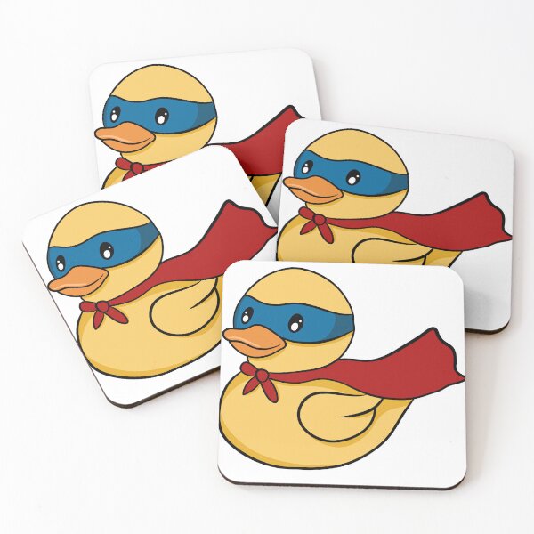 Item preview, Superhero Rubber Duck Cute Cartoon Yellow Duckling designed and sold by LYAN-STORE.