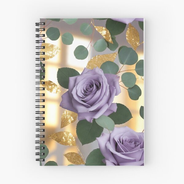 Item preview, Elegant Purple Roses Floral Pattern designed and sold by IntelliMindDesigns.