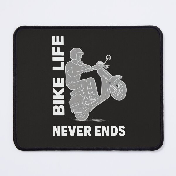 Item preview, Bike Life — Scooter Wheelie (White Sketch on Black) designed and sold by Les-Ink-Studio.