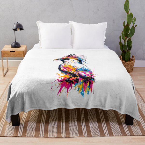 Item preview, Rainbow Spirit Bird – Neon Splash Pop Art designed and sold by filou designs.