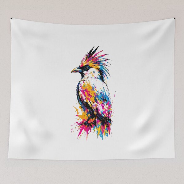 Item preview, Rainbow Spirit Bird – Neon Splash Pop Art designed and sold by filou designs.