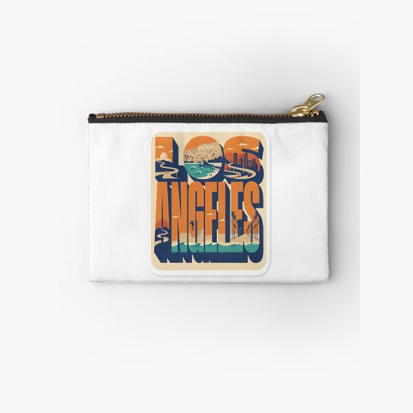Item preview, Los Angeles Vintage Travel Lettering Sticker – Retro California Landmark Art designed and sold by stickercuffs.