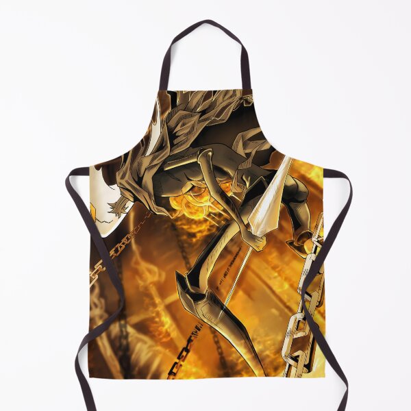 Item preview, Knight Hollow Knight Golden Chase Scene With Fiery Chains designed and sold by riadjamai.