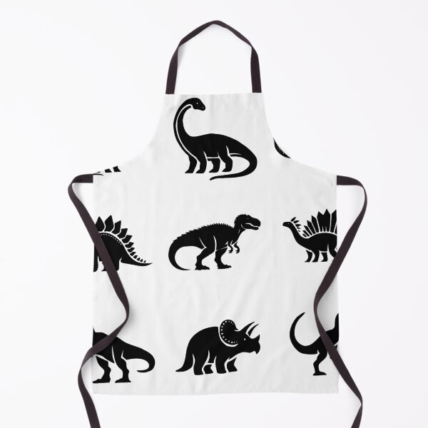 Item preview, Black Dinosaur Silhouettes Graphic Minimalist Dino Set designed and sold by LYAN-STORE.