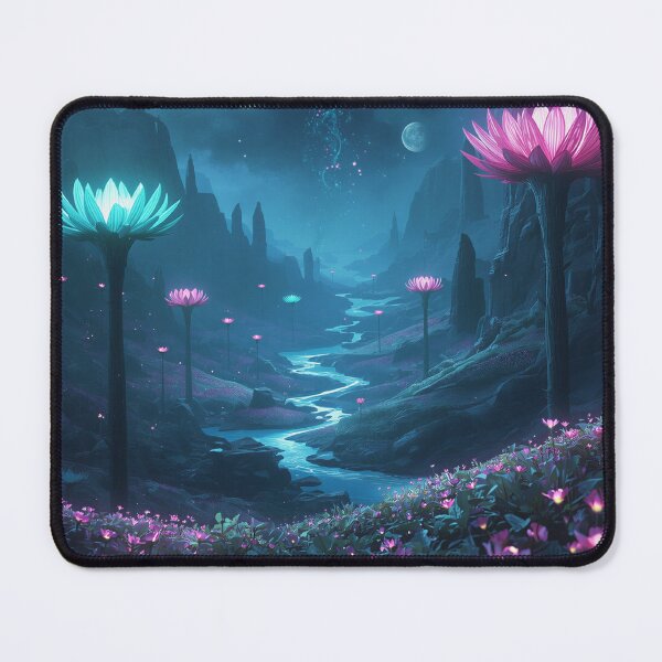 Item preview, Spirit Bloom Basin Fantasy Alien Landscape designed and sold by Luminous Wilds.