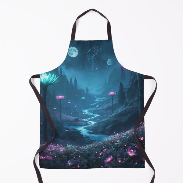 Item preview, Spirit Bloom Basin Fantasy Alien Landscape designed and sold by Luminous Wilds.