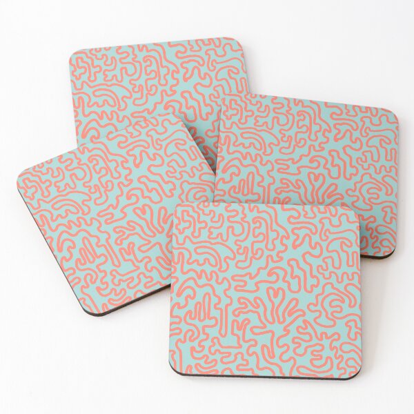 Item preview, Coral Lines Pattern | Summer Coastal Design designed and sold by Covo Studio.